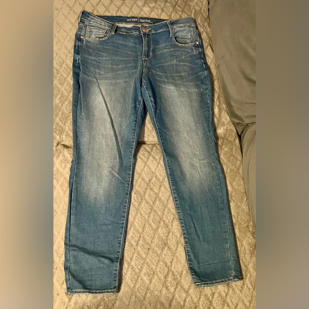 Old Navy Rockstar Mid Rise Jeans